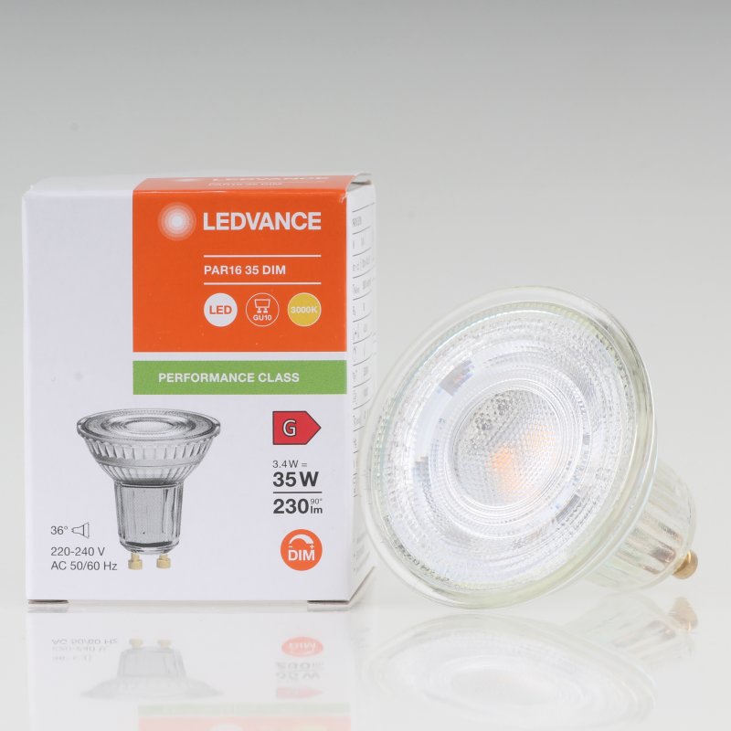 Osram Parathom PAR16 GU10 LED Reflektor Lampe 4 5W 35W 3000K 230lm