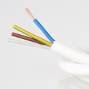 PVC-Lampenkabel Elektro-Kabel Stromkabel weiß...