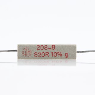 820 Ohm 5W 10% axial Zementwiderstand