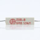 6.8 Ohm 5W 10% axial Zementwiderstand