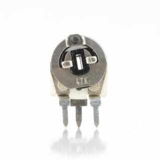 47k Ohm Einstellpotentiometer Trimmer 15mm stehend