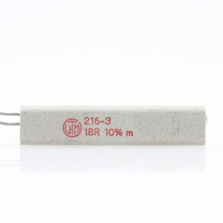 18 Ohm 11W 10% Zementwiderstand