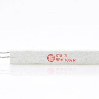 5.6 Ohm 17W 10% radial Zementwiderstand