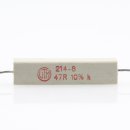 47 Ohm 9W 10% axial Zementwiderstand