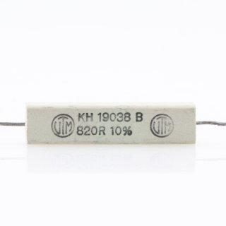 820 Ohm 10% 9W axial Zementwiderstand