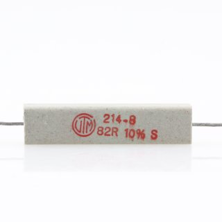 82 Ohm 10% 9W axial Zementwiderstand