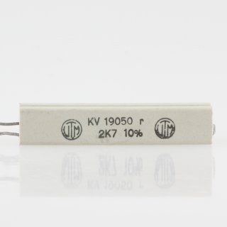 2.7k Ohm 11W radial Zementwiderstand