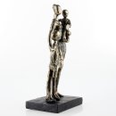 Deko Design Skulptur Figur "Mutter mit Kindern" 26cm Bronze