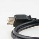 0.7m USB Verlängerungskabel A-Stecker auf A-Kupplung