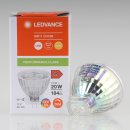 LEDVANCE GU4 MR11 LED-Leuchtmittel 2.8W=(20W) 12V 2700K 184 lm 36° Reflektor-Lampe dimmbar