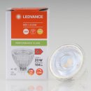 LEDVANCE GU4 MR11 LED-Leuchtmittel 2.8W=(20W) 12V 2700K 184 lm 36° Reflektor-Lampe dimmbar