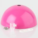 Lampen-Baldachin 50x100mm Metall pink mit Zugentlastung...