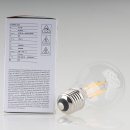 E27 LEDVANCE LED Filament Leuchtmittel klar 4W=(40W) 240V 470 lm 2700K warmweiß