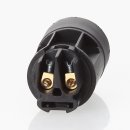 E14 Lampenfassung Kunststoff schwarz ohne Metall-Winkel für Kronleuchter/Lüster