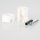 Lampen Distanz-Aufhänger Deckenverteiler Umlenkung  Affenschaukel Kabelhalter 27x30mm Kunststoff weiß