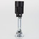 E14 Lampenfassung 85mm Kunststoff schwarz mit starren Metall-Winkel für Kronleuchter/Lüster