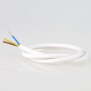 PVC-Lampenkabel Elektro-Kabel Stromkabel weiß...