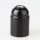 E27 Lampenfassung Kunststoff schwarz mit Glattmantel M10x1 IG 250V/4A