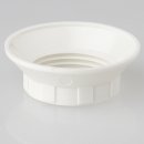 E14 Schraubring 43x15mm Thermoplast/Kunststoff weiß für Kunststoff Fassung