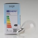 Sigor E14 LED Filament Tropfenlampe matt 2,5W = (25W) 250lm 2700K warmweiß dimmbar