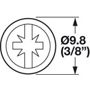 Häfele Gewindeschraube M4x1 Tellerkopf Kombi-Kreuzschlitz 10x8mm