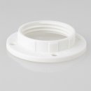 E14 Schraubring Thermoplast/Kunststoff weiß 43x10mm für Kunststoff Fassung